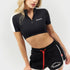 CROP TOP NEGRO LUMINOSA CLEMONT
